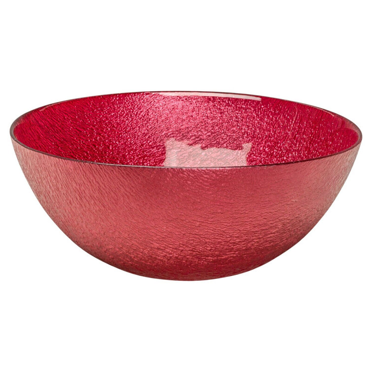 17 Stories Lenear Glass Salad Bowl Wayfair.co.uk